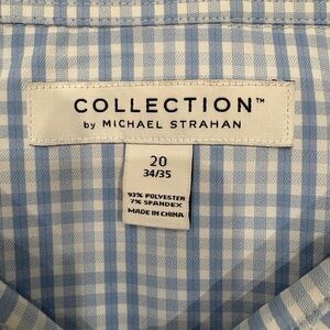 Michael Strahan Collection Long Sleeve Shirt Size 20 Same Day Shipping